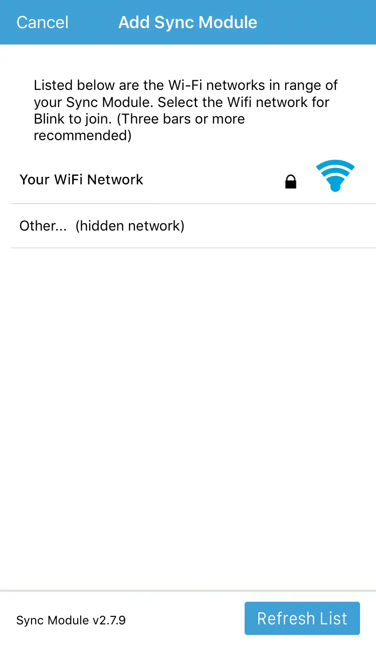 How to Connect Blink to New Wifi
