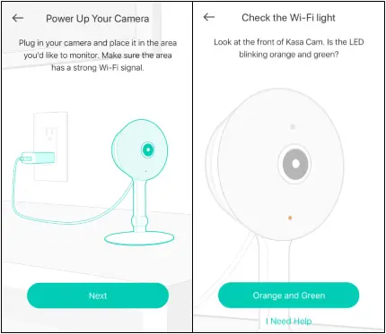 Connect Kasa Camera to Wifi