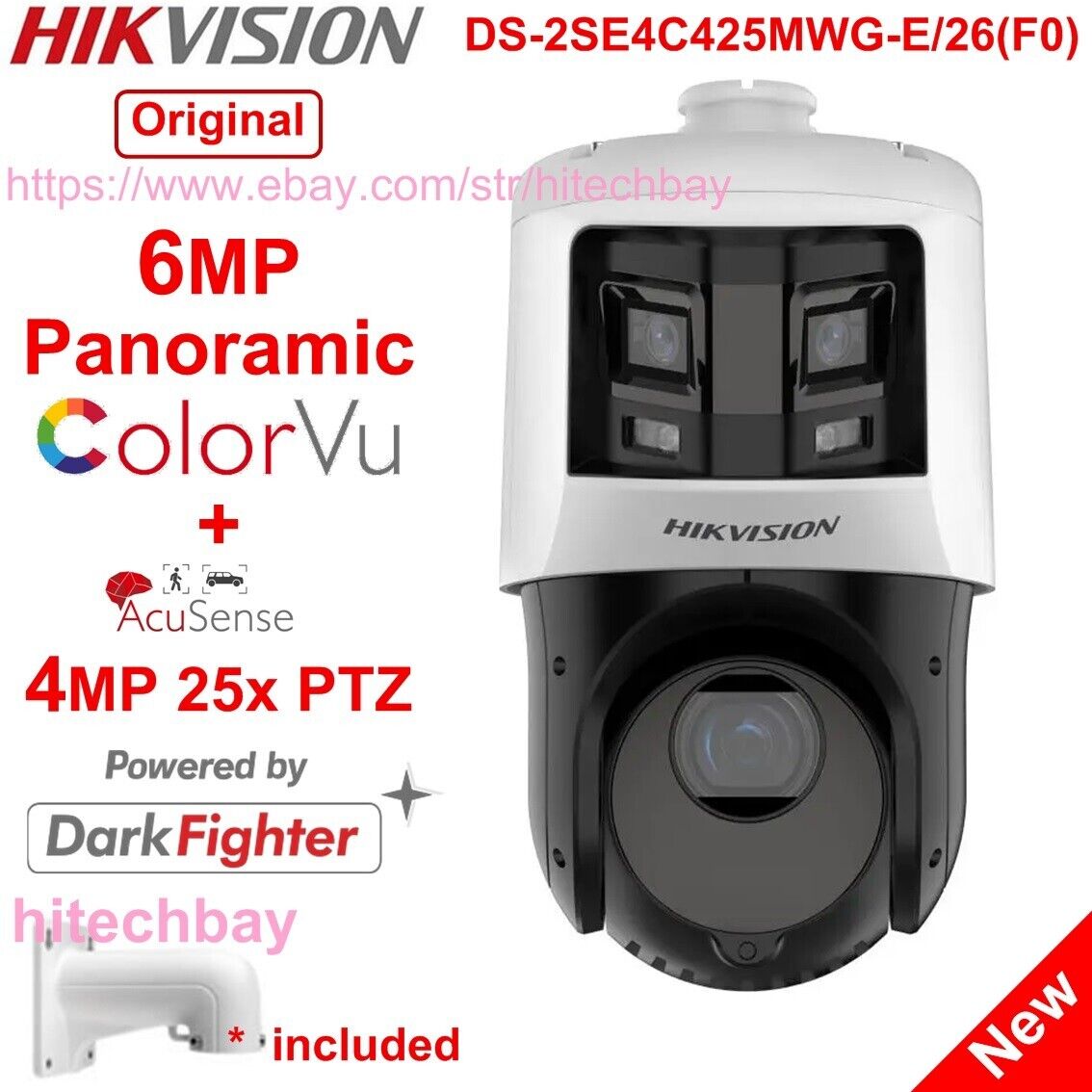 Hikvision Tandemvu 4Mp 25X Ptz Camera Ds-2Se4C425Mwg-E/14