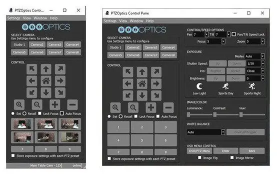 Control Ptz Camera