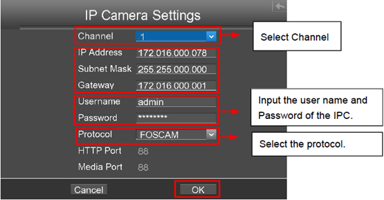 How to Add Foscam Camera