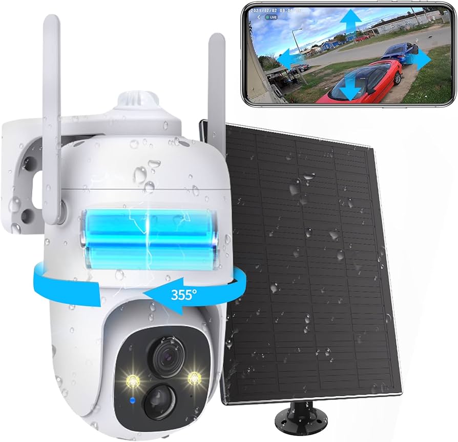 Ptz Solar Wifi Security Camera