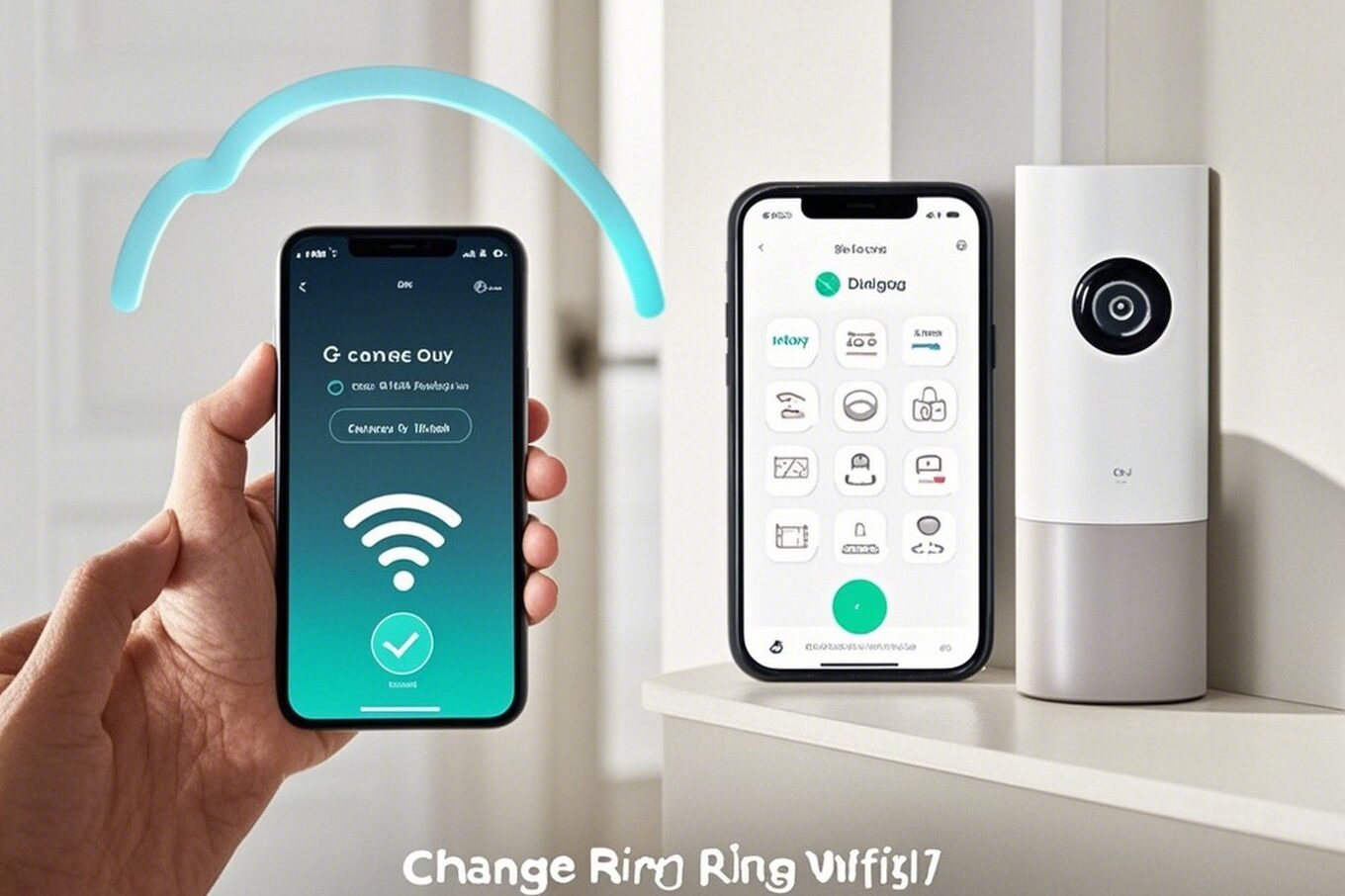 how to change wifi network on ring device