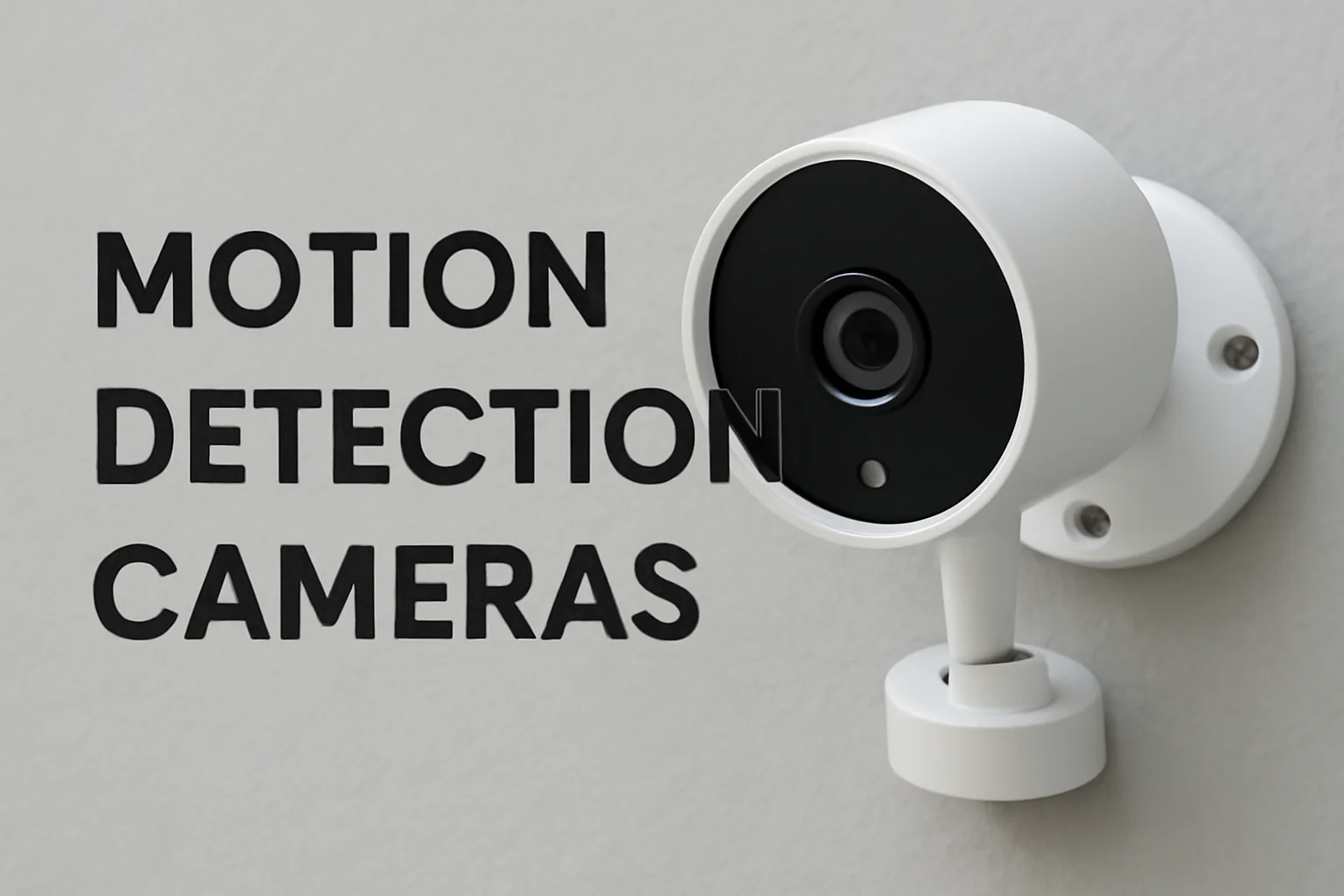 Motion detection cameras