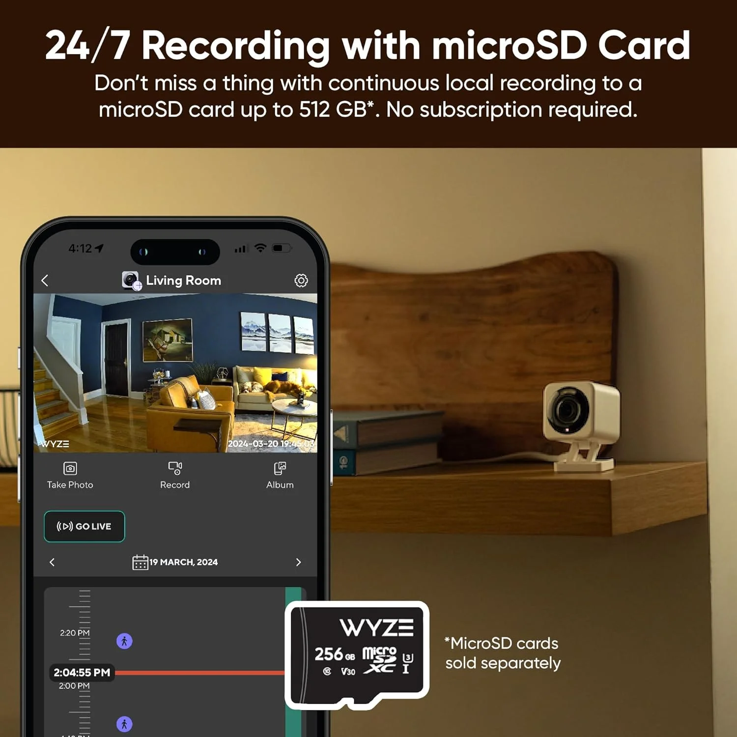 Wyze Cam V4 Storage Options