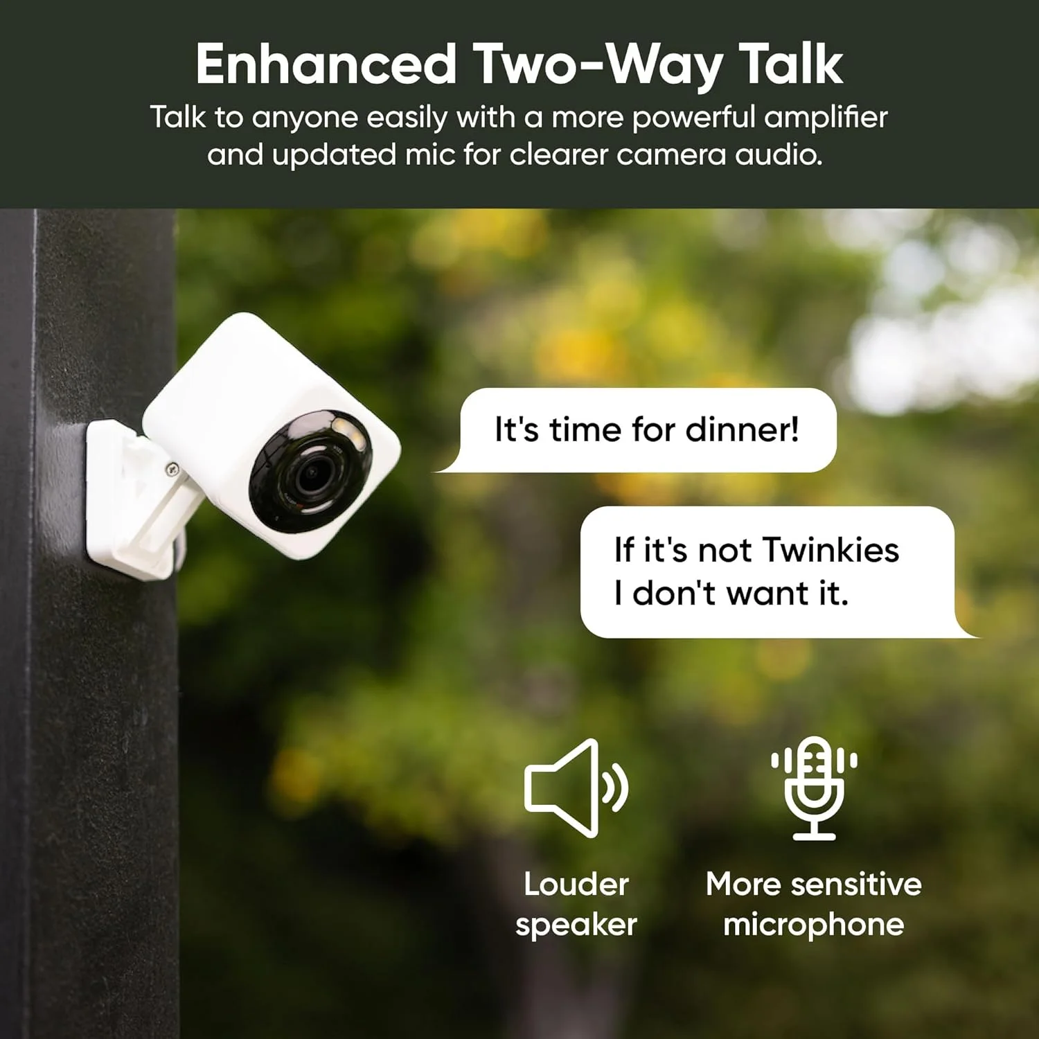 Wyze Cam v4 advanced audio
