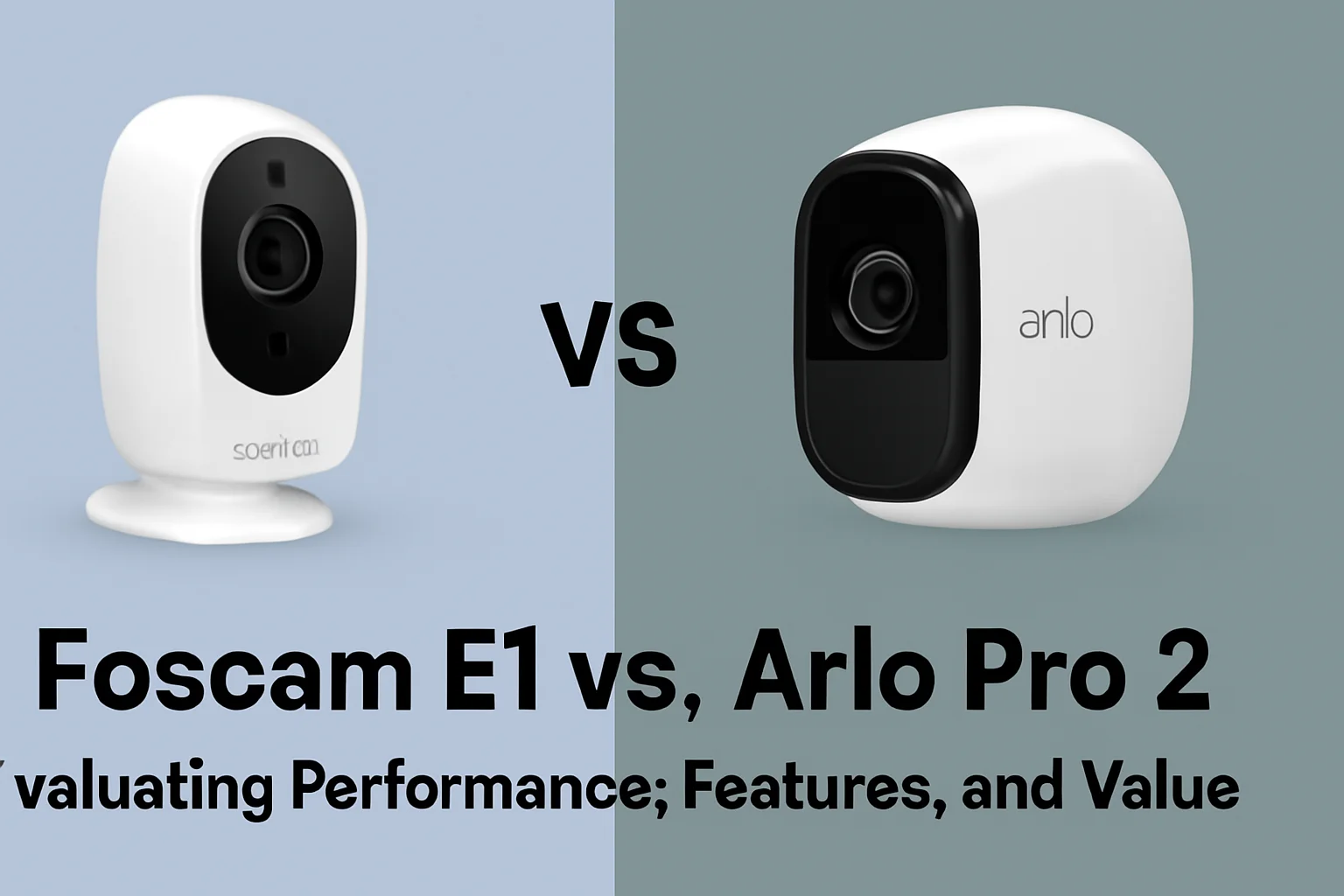 foscam e1 vs arlo pro 2
