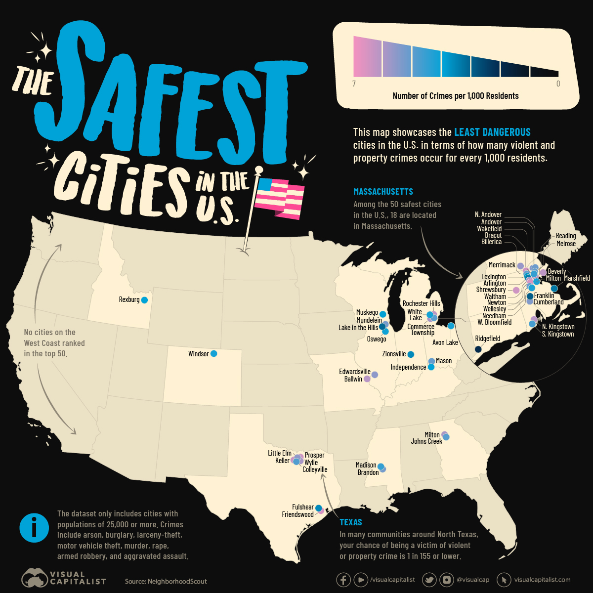 100 Safest Cities in America