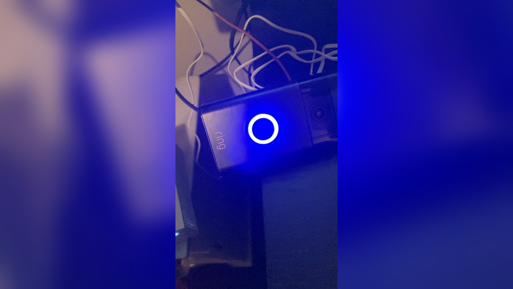 Ring Doorbell Flashing Blue Circle While Charging