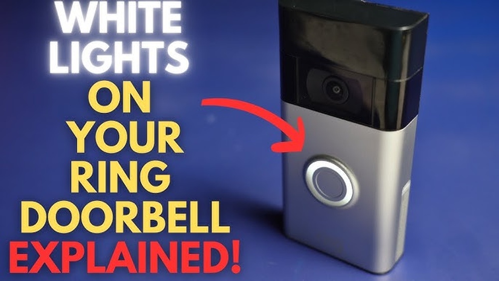 What Does White Flashing Light on Ring Doorbell Mean