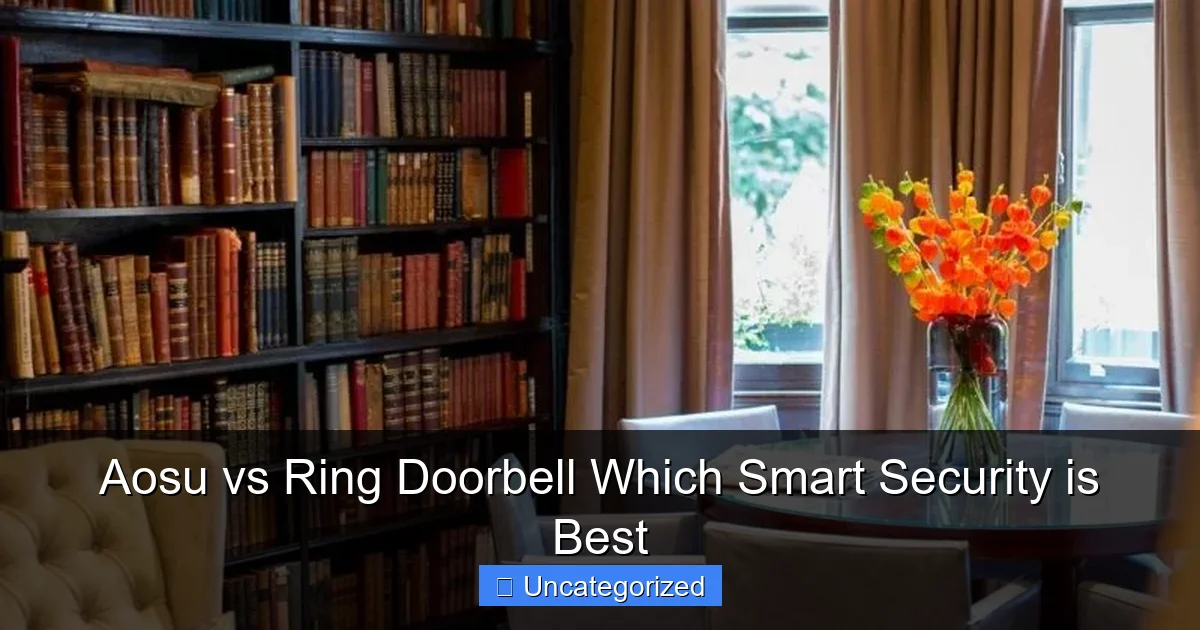 Aosu vs Ring Doorbell Which Smart Security is Best