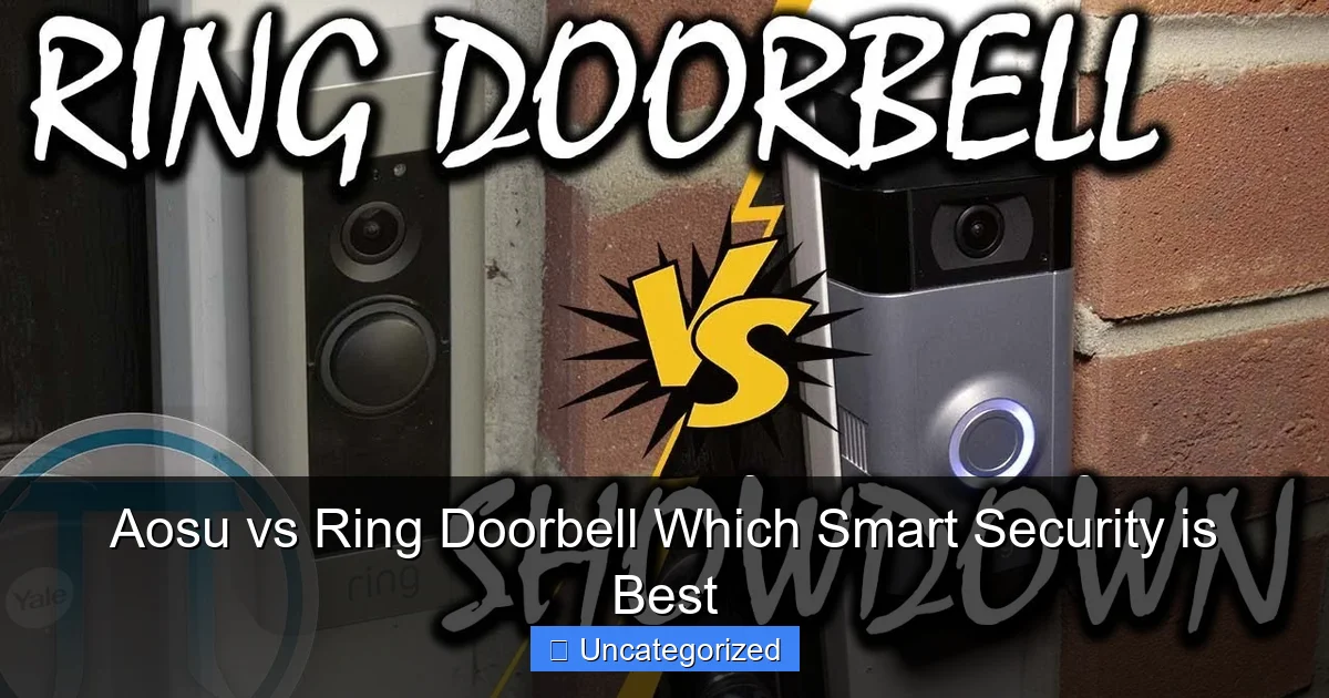 Aosu vs Ring Doorbell Which Smart Security is Best
