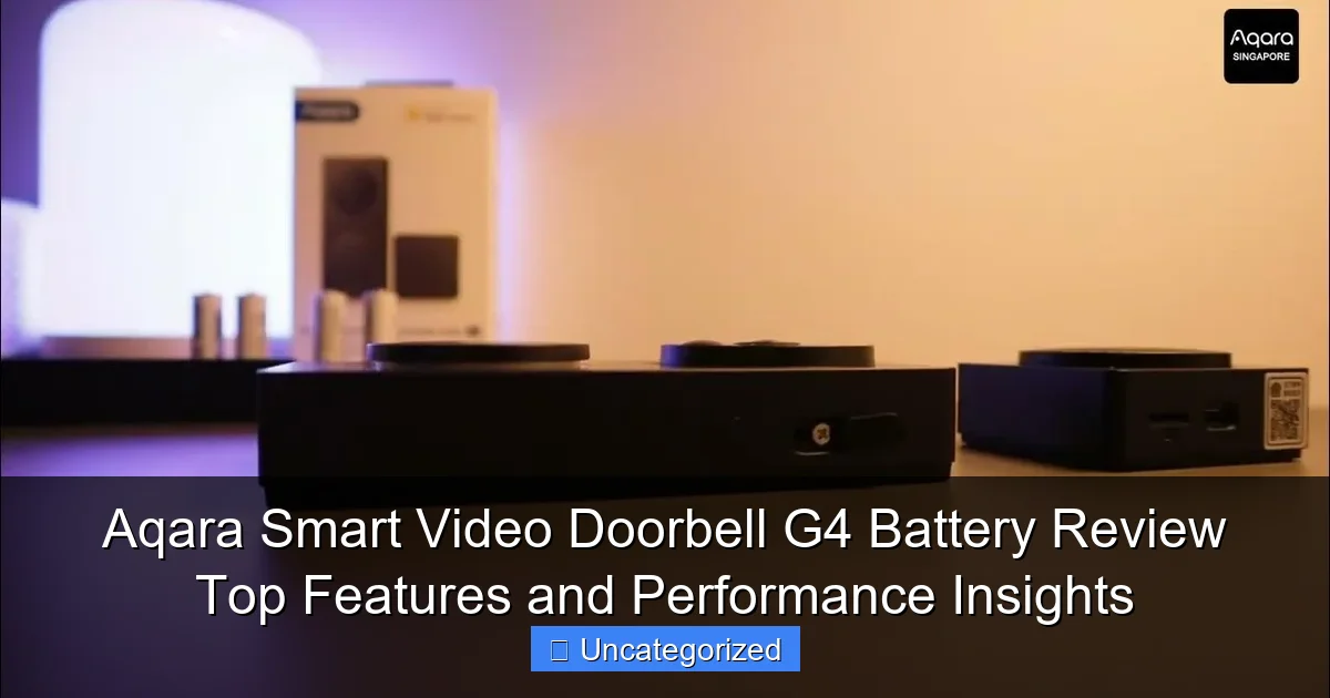 Aqara Smart Video Doorbell G4 Battery Review Top Features and Performance Insights