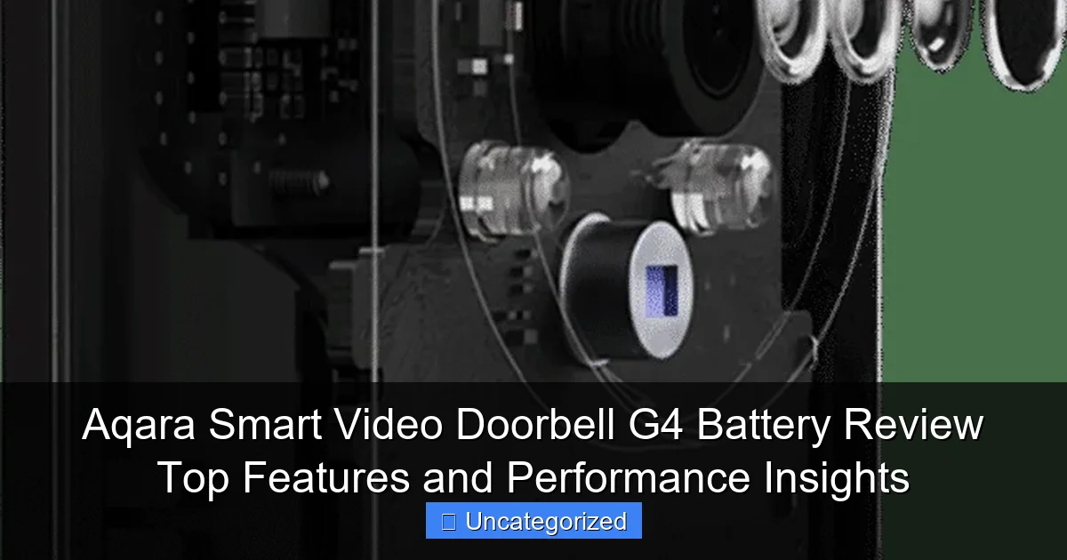 Aqara Smart Video Doorbell G4 Battery Review Top Features and Performance Insights