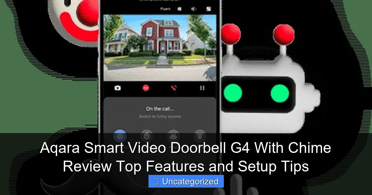 Aqara Smart Video Doorbell G4 With Chime Review Top Features and Setup Tips