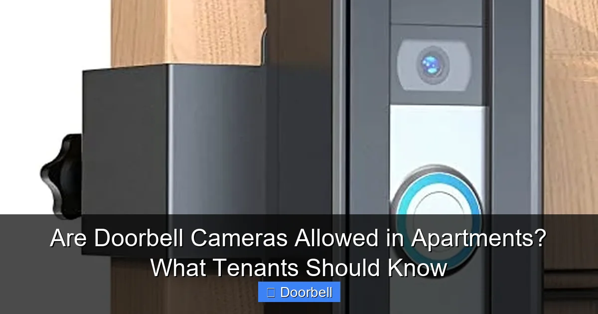 Featured image for Are Doorbell Cameras Allowed in Apartments? What Tenants Should Know
