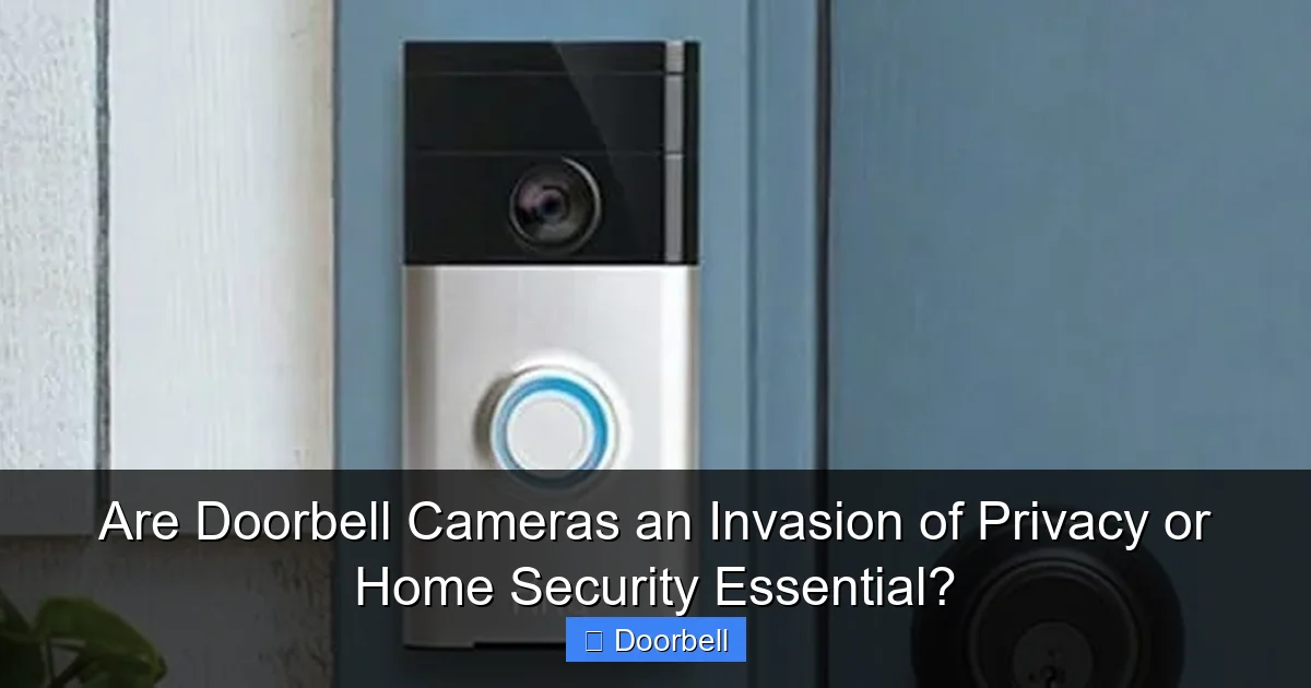 Featured image for Are Doorbell Cameras an Invasion of Privacy or Home Security Essential?