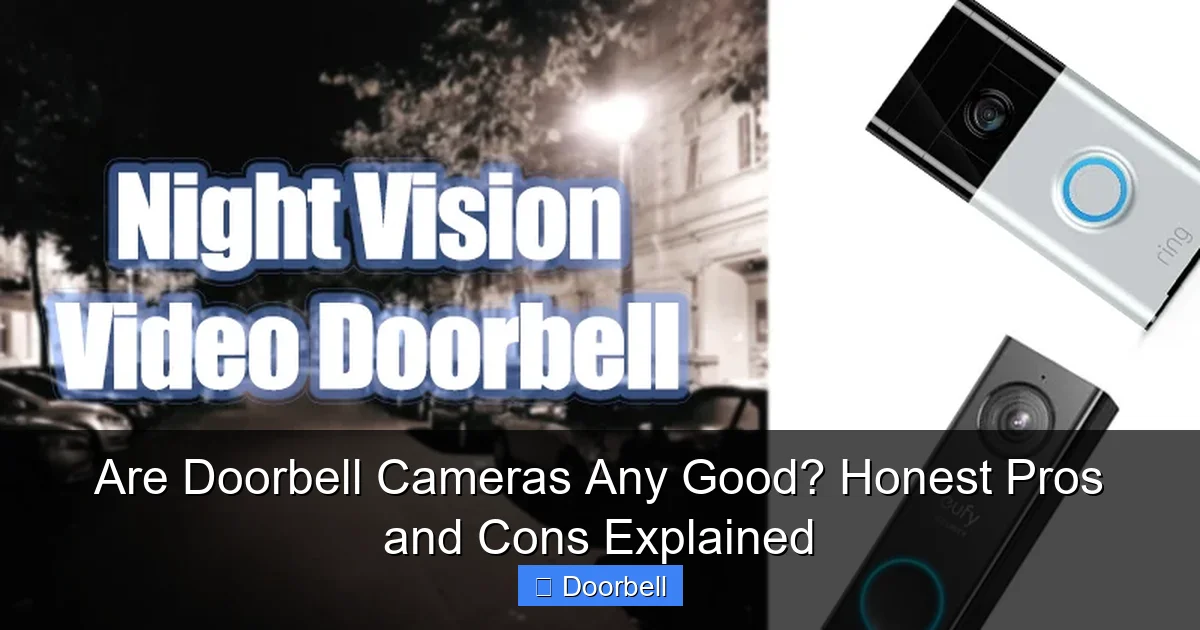 Featured image for Are Doorbell Cameras Any Good? Honest Pros and Cons Explained