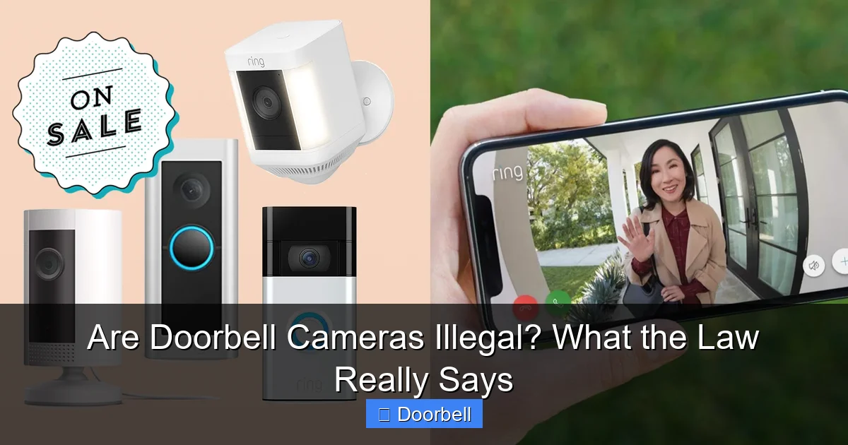 Featured image for Are Doorbell Cameras Illegal? What the Law Really Says