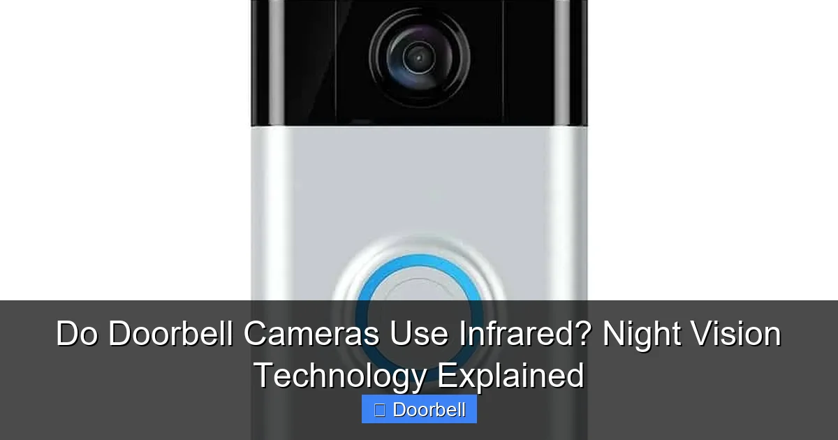 Featured image for Do Doorbell Cameras Use Infrared? Night Vision Technology Explained