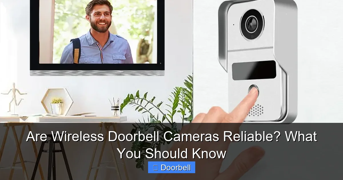 Featured image for Are Wireless Doorbell Cameras Reliable? What You Should Know