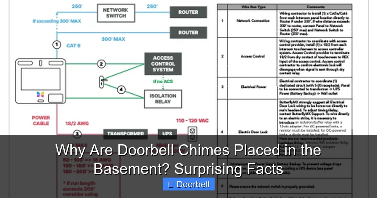 Featured image for Why Are Doorbell Chimes Placed in the Basement? Surprising Facts