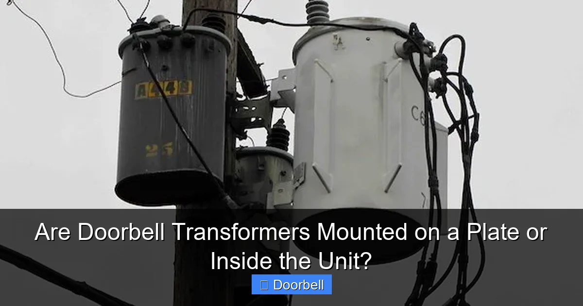 Featured image for Are Doorbell Transformers Mounted on a Plate or Inside the Unit?