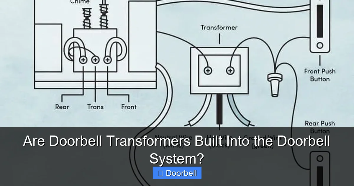 Featured image for Are Doorbell Transformers Built Into the Doorbell System?