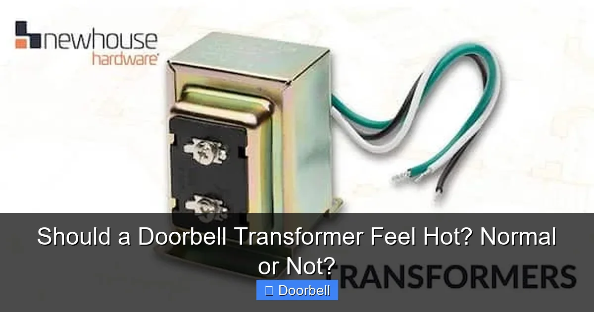 Featured image for Should a Doorbell Transformer Feel Hot? Normal or Not?