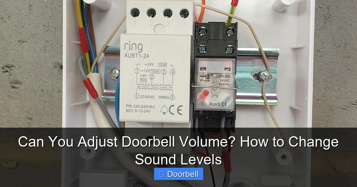 Featured image for Can You Adjust Doorbell Volume? How to Change Sound Levels
