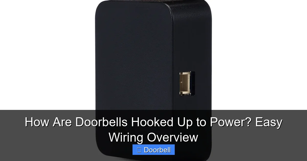 Featured image for How Are Doorbells Hooked Up to Power? Easy Wiring Overview