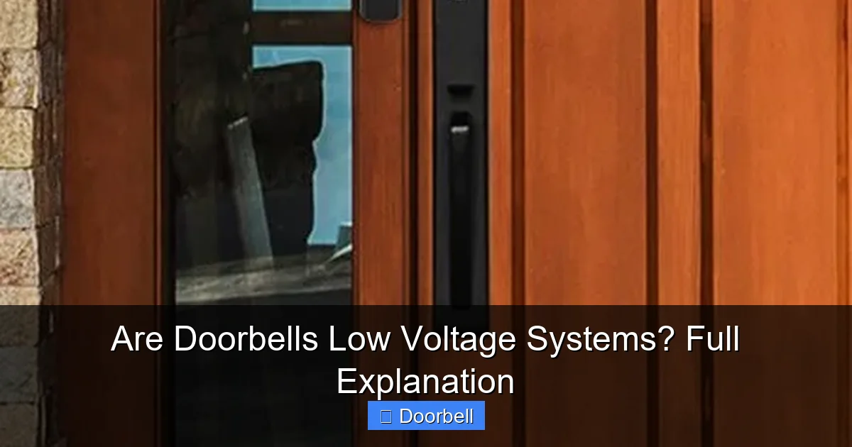 Featured image for Are Doorbells Low Voltage Systems? Full Explanation