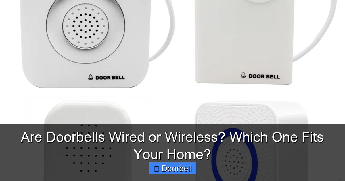Featured image for Are Doorbells Wired or Wireless? Which One Fits Your Home?