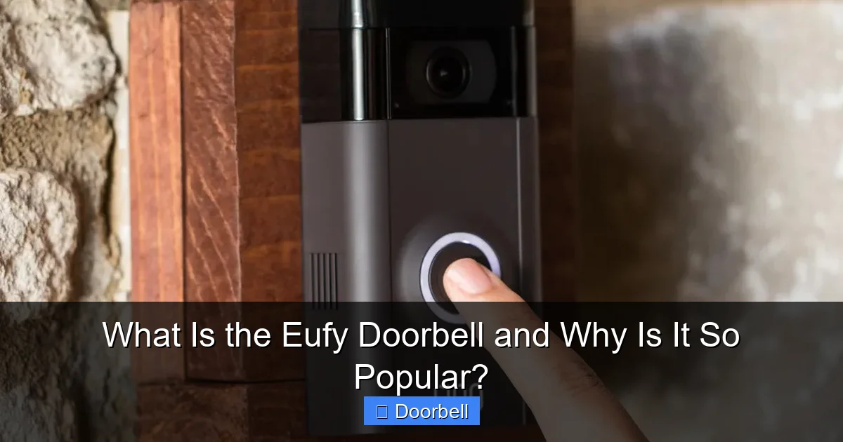 Featured image for What Is the Eufy Doorbell and Why Is It So Popular?
