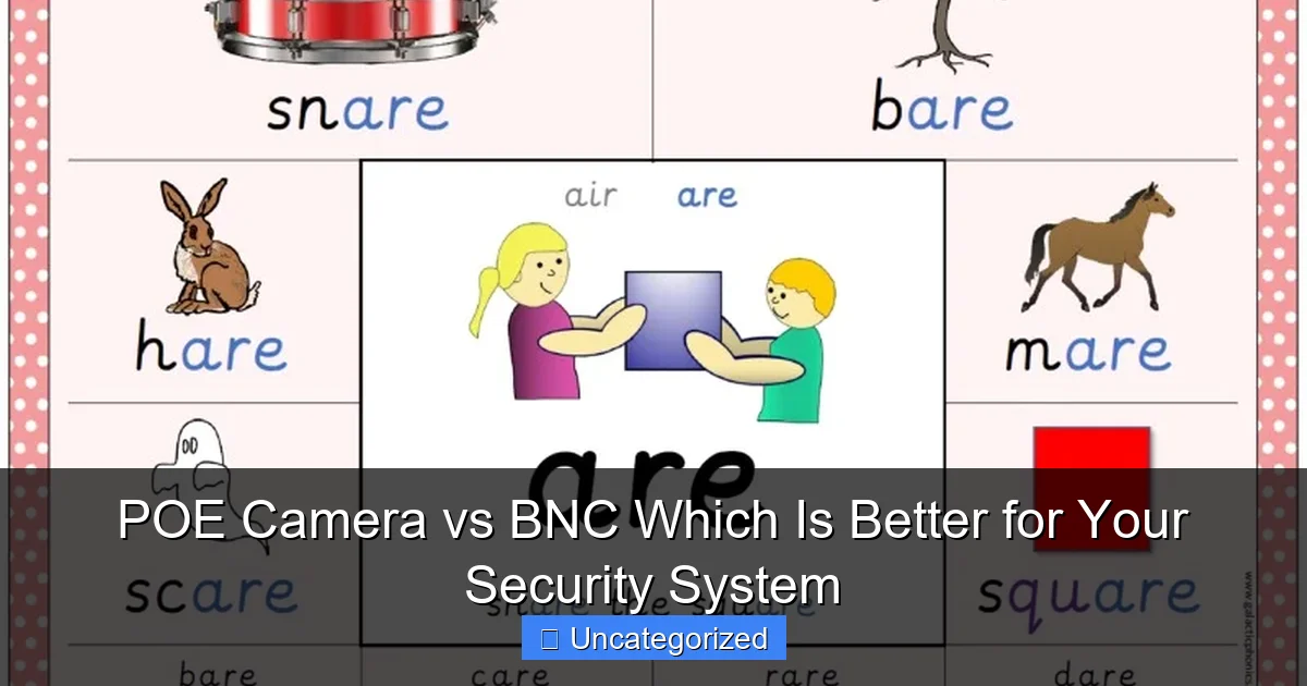 POE Camera vs BNC Which Is Better for Your Security System