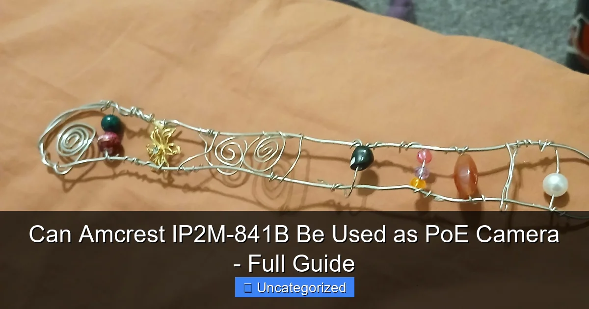 Can Amcrest IP2M-841B Be Used as PoE Camera - Full Guide