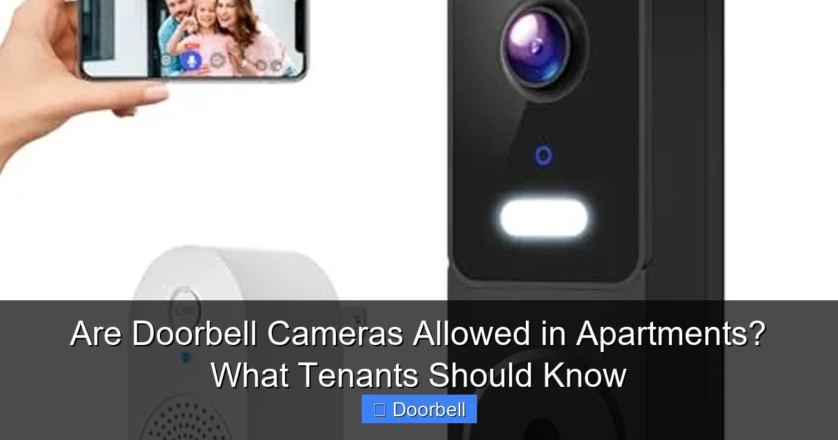 Are Doorbell Cameras Allowed in Apartments? What Tenants Should Know - content2 visual guide