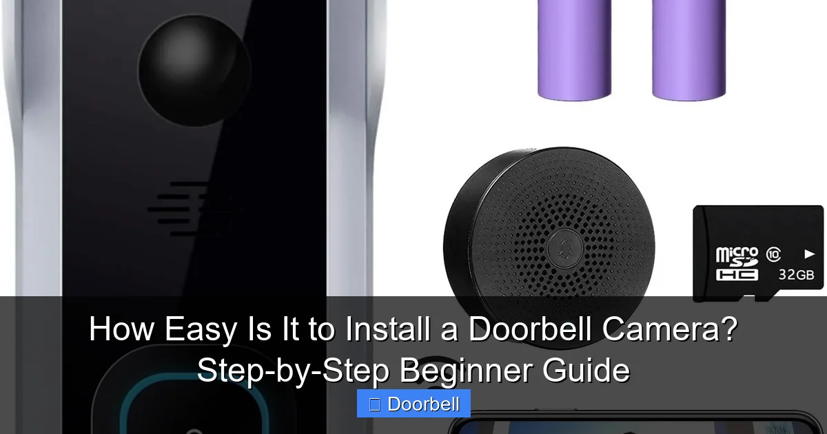 How Easy Is It to Install a Doorbell Camera? Step-by-Step Beginner Guide - content1 visual guide