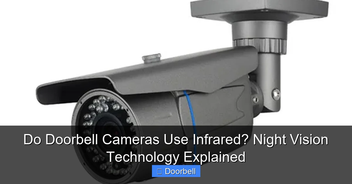 Do Doorbell Cameras Use Infrared? Night Vision Technology Explained - content1 visual guide