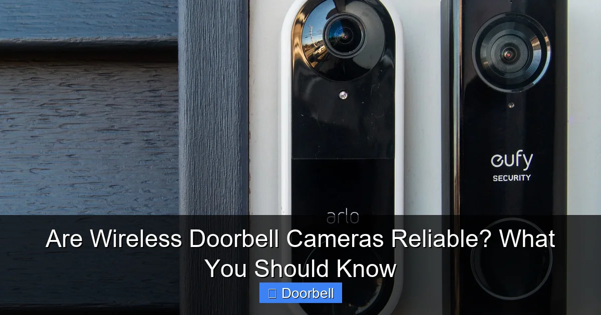 Are Wireless Doorbell Cameras Reliable? What You Should Know - content2 visual guide