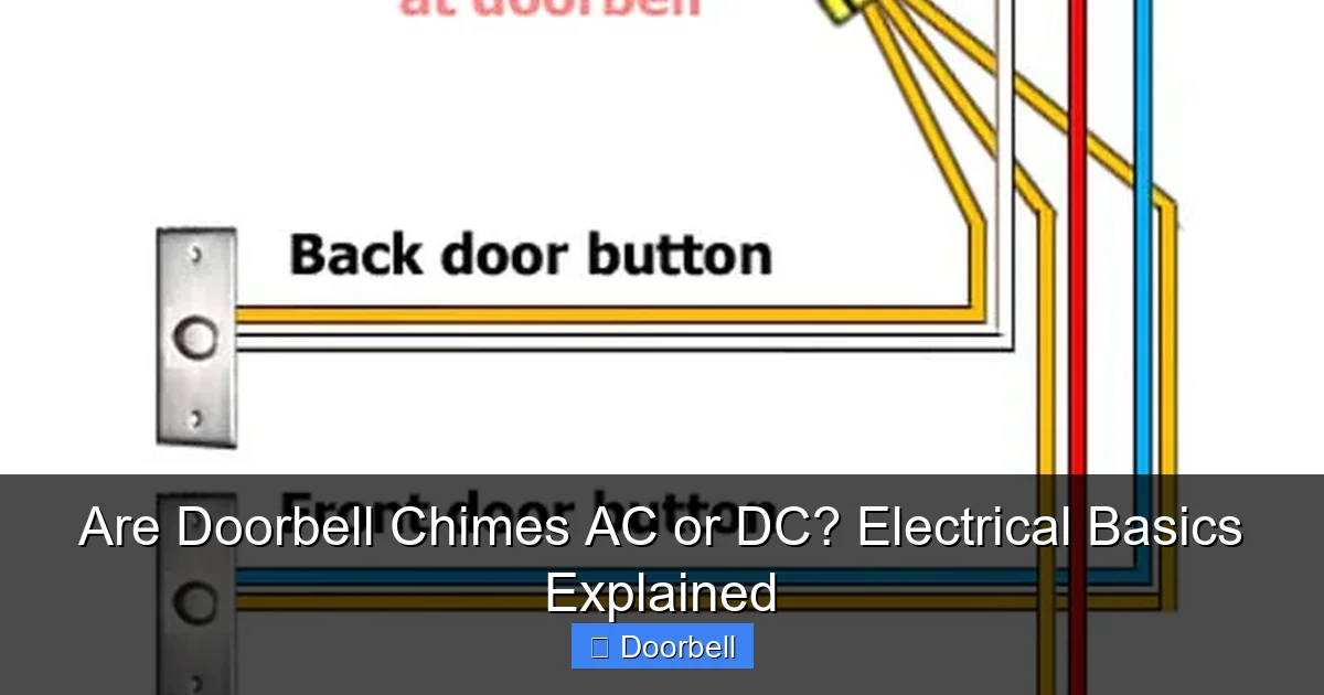 Are Doorbell Chimes AC or DC? Electrical Basics Explained - content2 visual guide