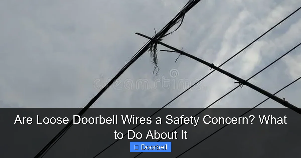 Are Loose Doorbell Wires a Safety Concern? What to Do About It - content1 visual guide