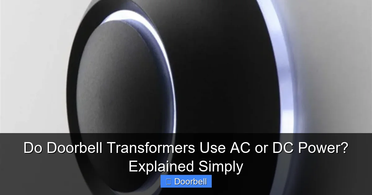 Do Doorbell Transformers Use AC or DC Power? Explained Simply - content2 visual guide