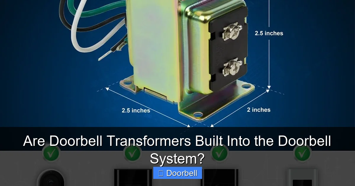 Are Doorbell Transformers Built Into the Doorbell System? - content2 visual guide