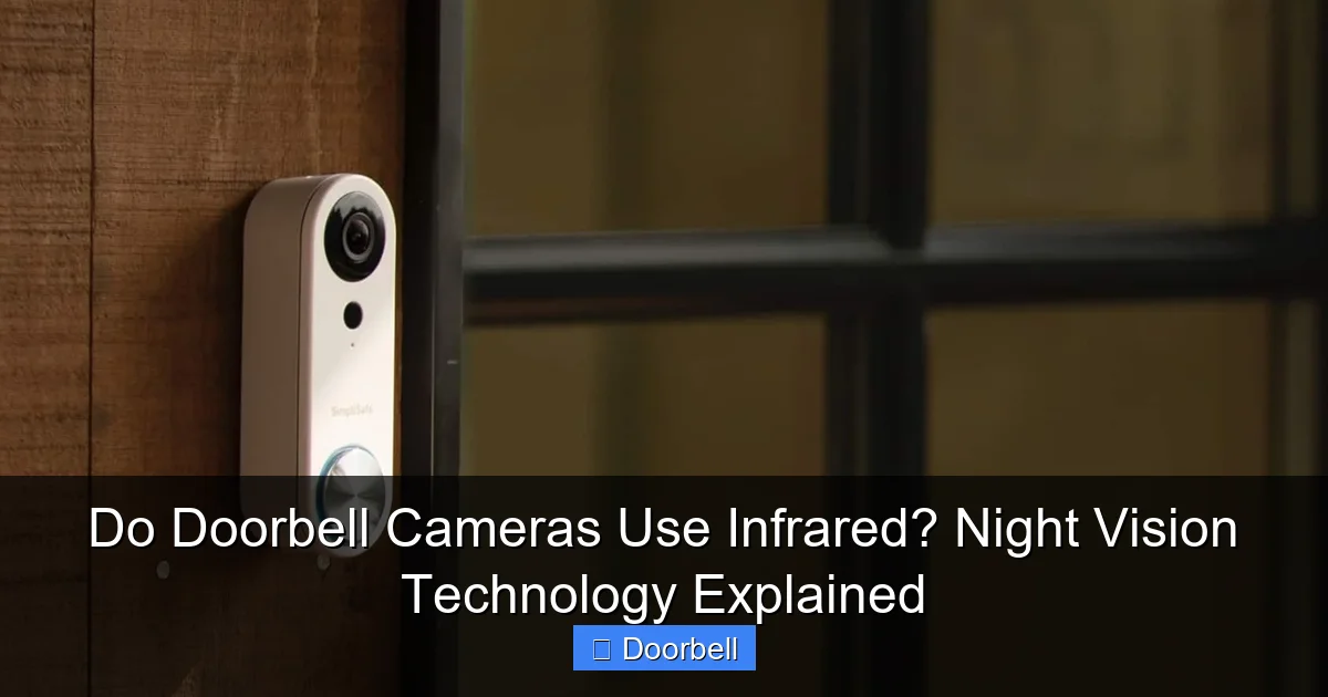 Do Doorbell Cameras Use Infrared? Night Vision Technology Explained - content1 visual guide