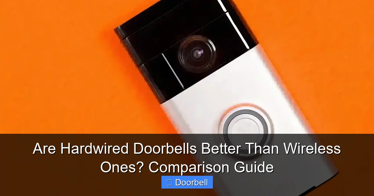 Are Hardwired Doorbells Better Than Wireless Ones? Comparison Guide - content1 visual guide