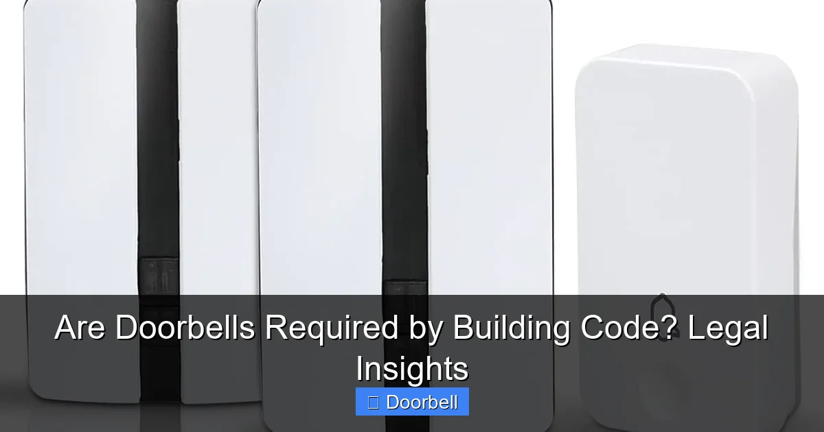Are Doorbells Required by Building Code? Legal Insights - content1 visual guide
