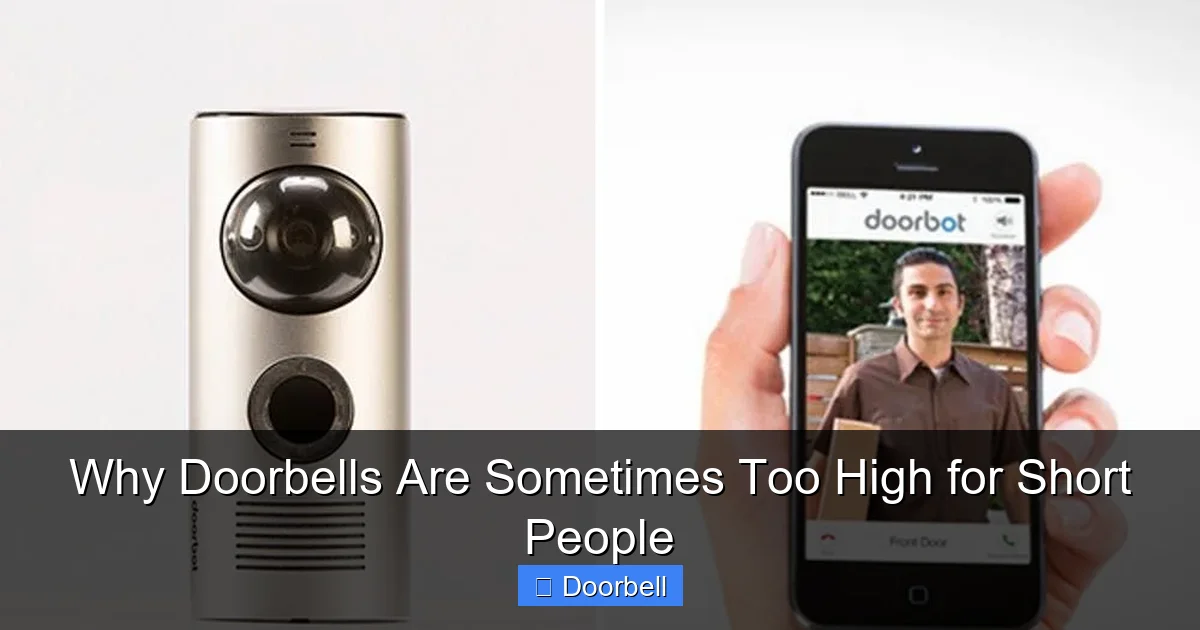 Why Doorbells Are Sometimes Too High for Short People - content1 visual guide