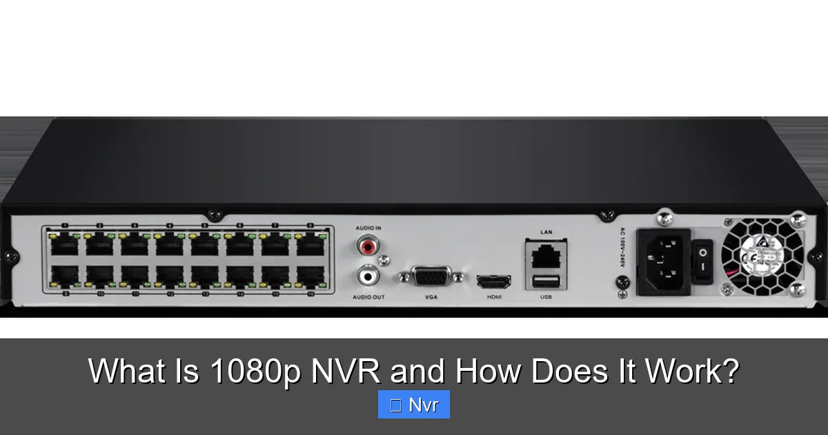 What Is 1080p NVR and How Does It Work? - content1 visual guide