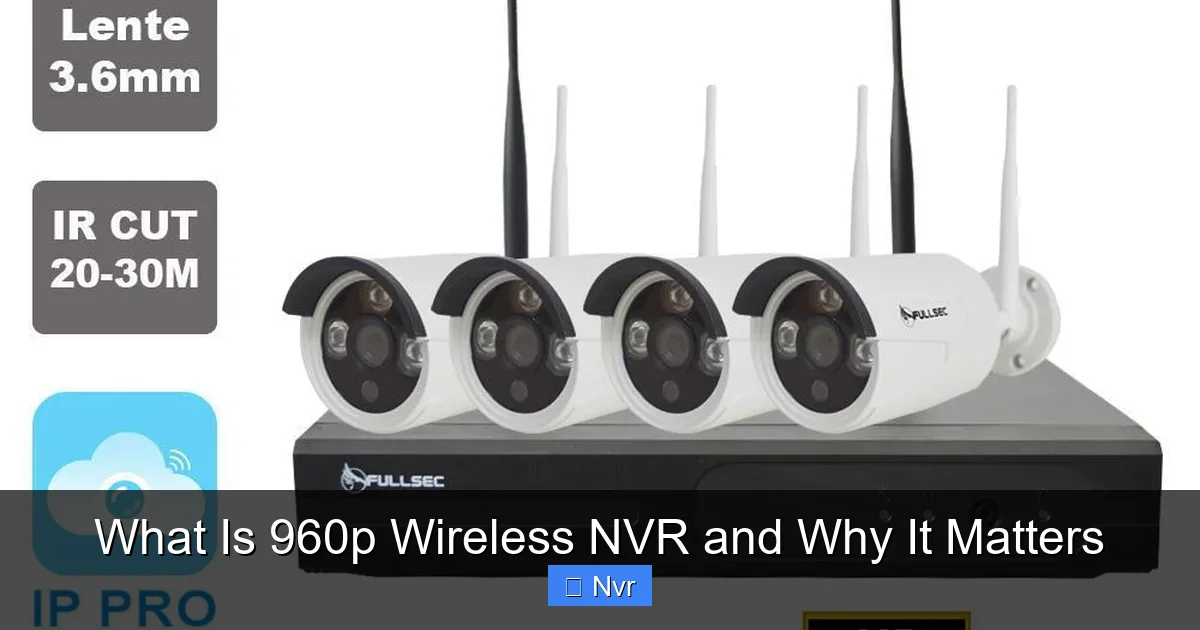 What Is 960p Wireless NVR and Why It Matters - content1 visual guide